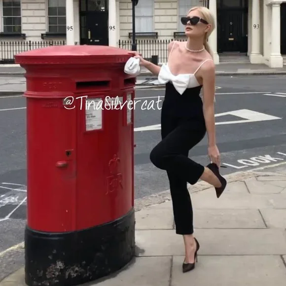 BLOGGER'S FAVE! Zara Bow Bodysuit Black White BWT - Picture 5 of 17